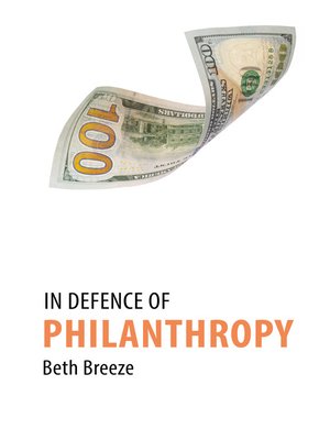 cover image of In Defence of Philanthropy
